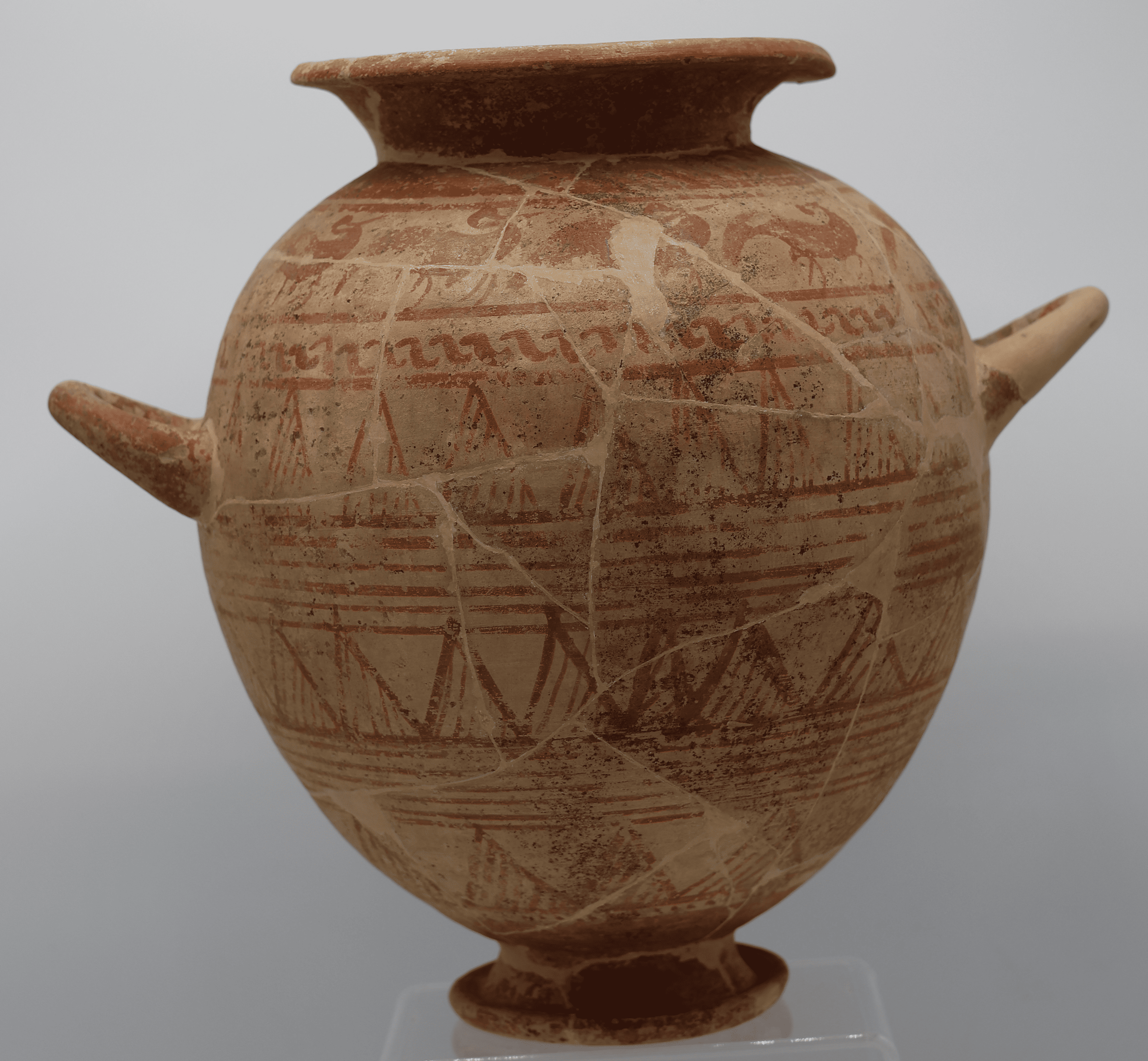 Olla-biansata-etrusco-geometrica-Tumulo-Cima-ingresso-tomba-principale-VII-secolo-avanti-Cristo