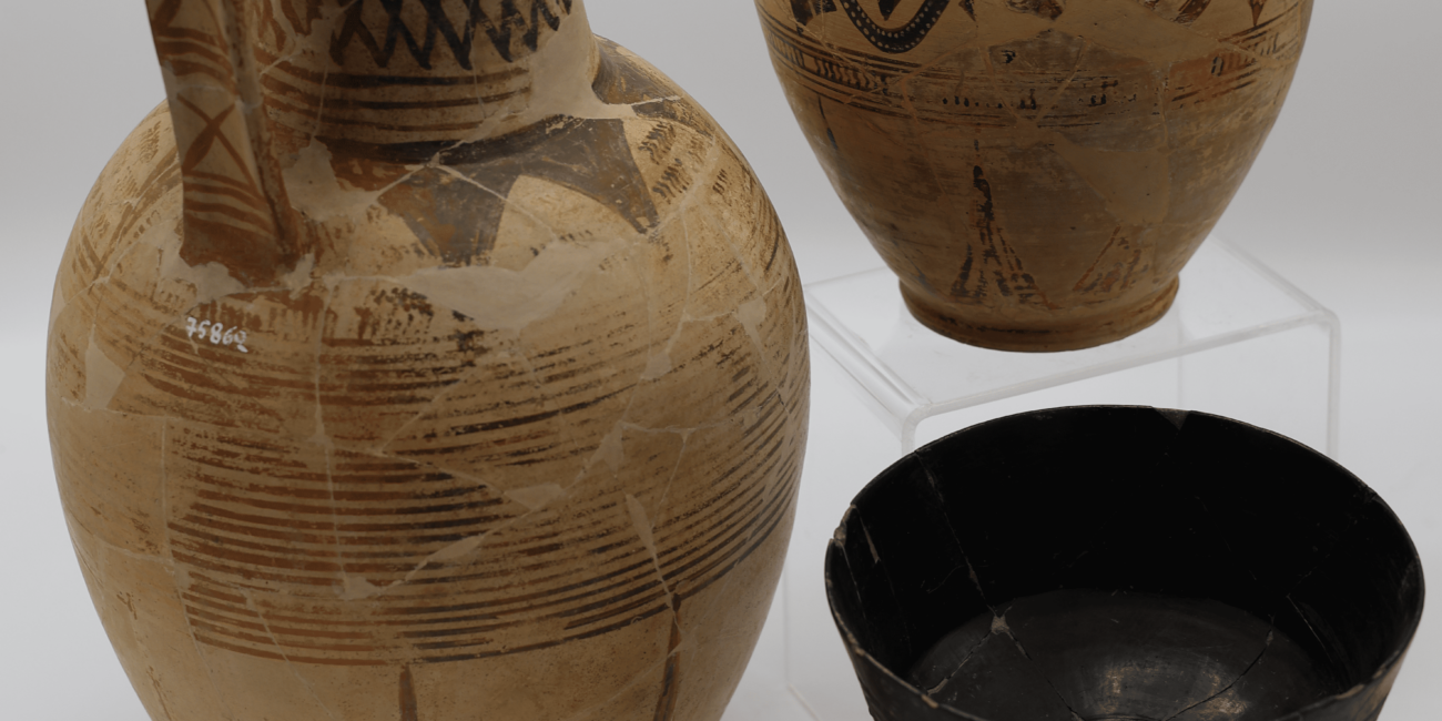 Corredi ceramici, Tumulo Cima, ingresso tomba principale, VII secolo avanti Cristo