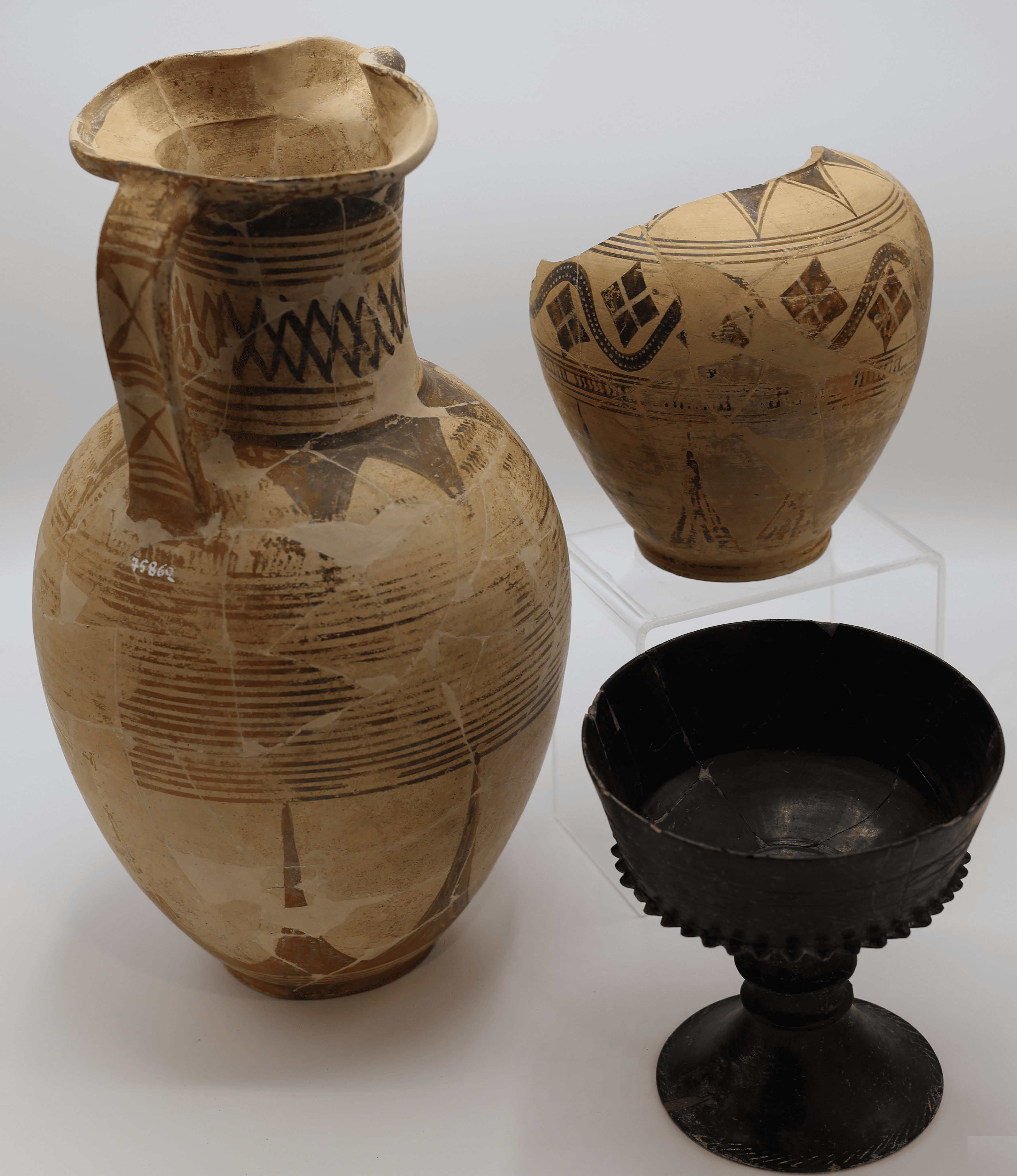 Corredi ceramici, Tumulo Cima, ingresso tomba principale, VII secolo avanti Cristo